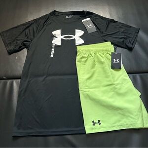 NWT Under Armour Athletic Set Boys Youth Size XL